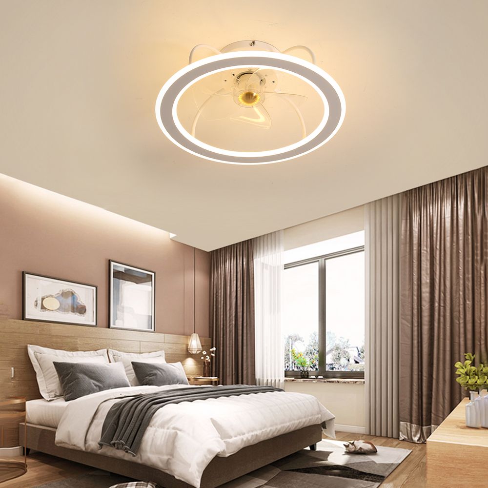 20'' Indoor Low Profile Ceiling Fan With Light