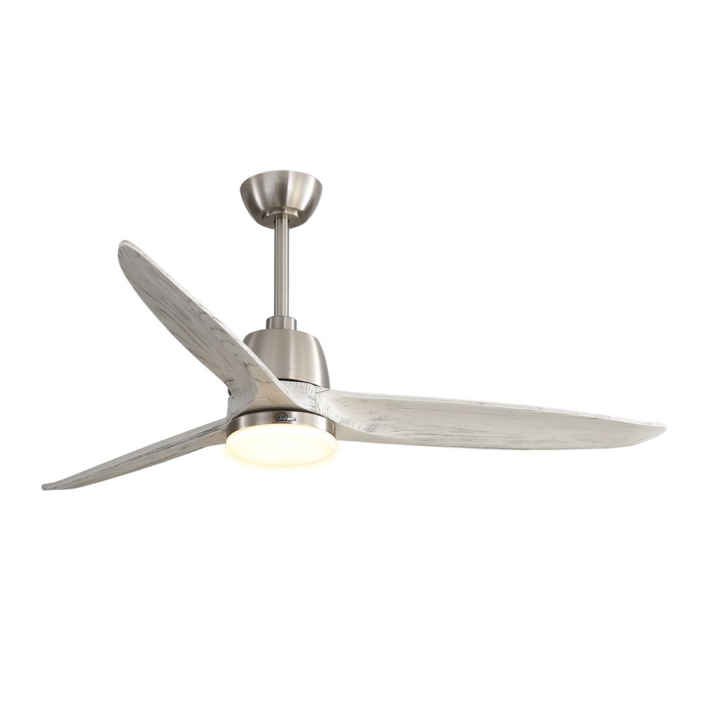 56″ Grey Wood Blades Ceiling Fan