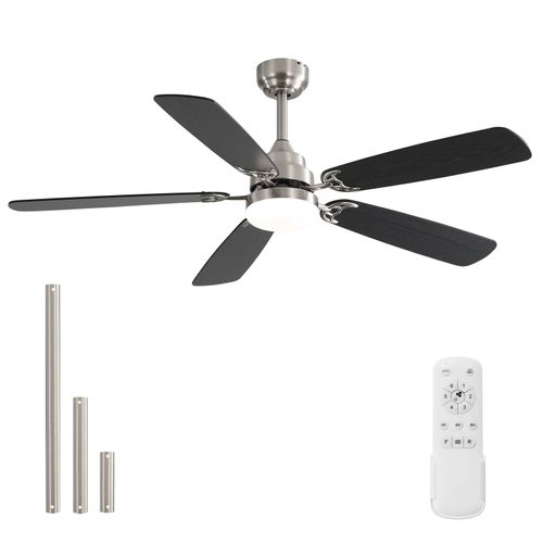 Sofucor Modern 52″ 2-Colored Blades Ceiling Fan With Light and Remote