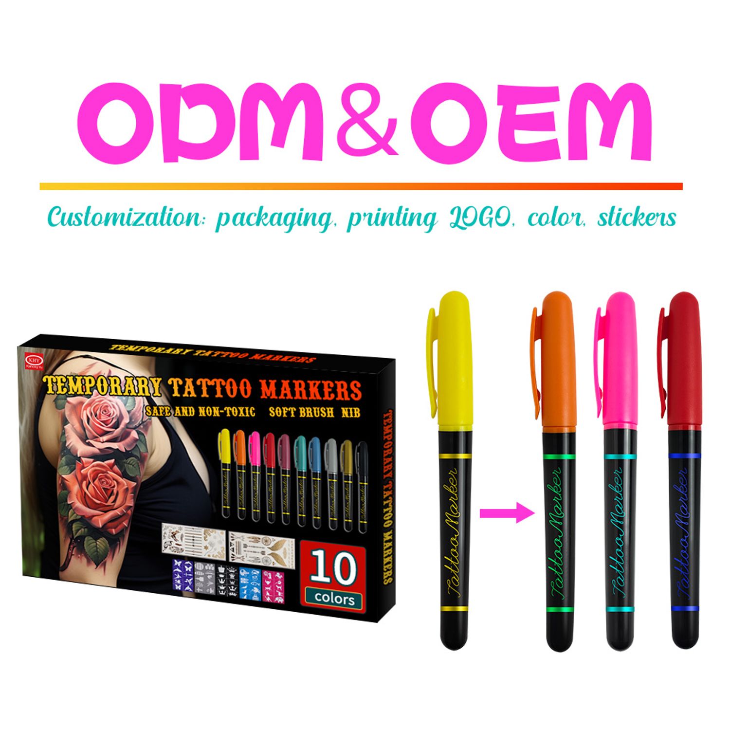 Temporary Tattoo Pen Kit