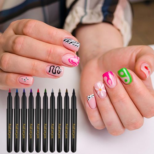 Nail Acrylic Marker 3D Oil Ink Nail Art Pen Amazon Hot Sale Supplies Tool