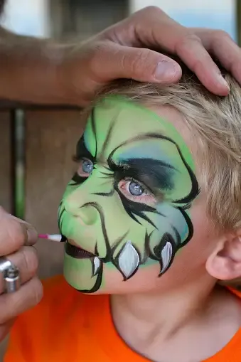 Dinosaur Face Painting