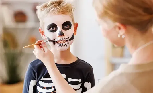 Skull Face Painting