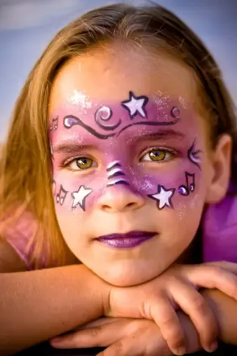 Galaxy Face Painting