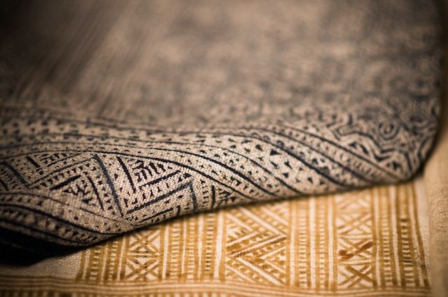 Batik fabric painting