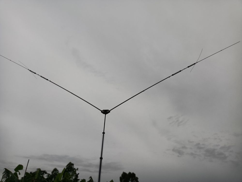 KB2 730V 7 14 21 28MHZ multi band hf amateur radio dipole base antenna with hf automatic antenna tuner