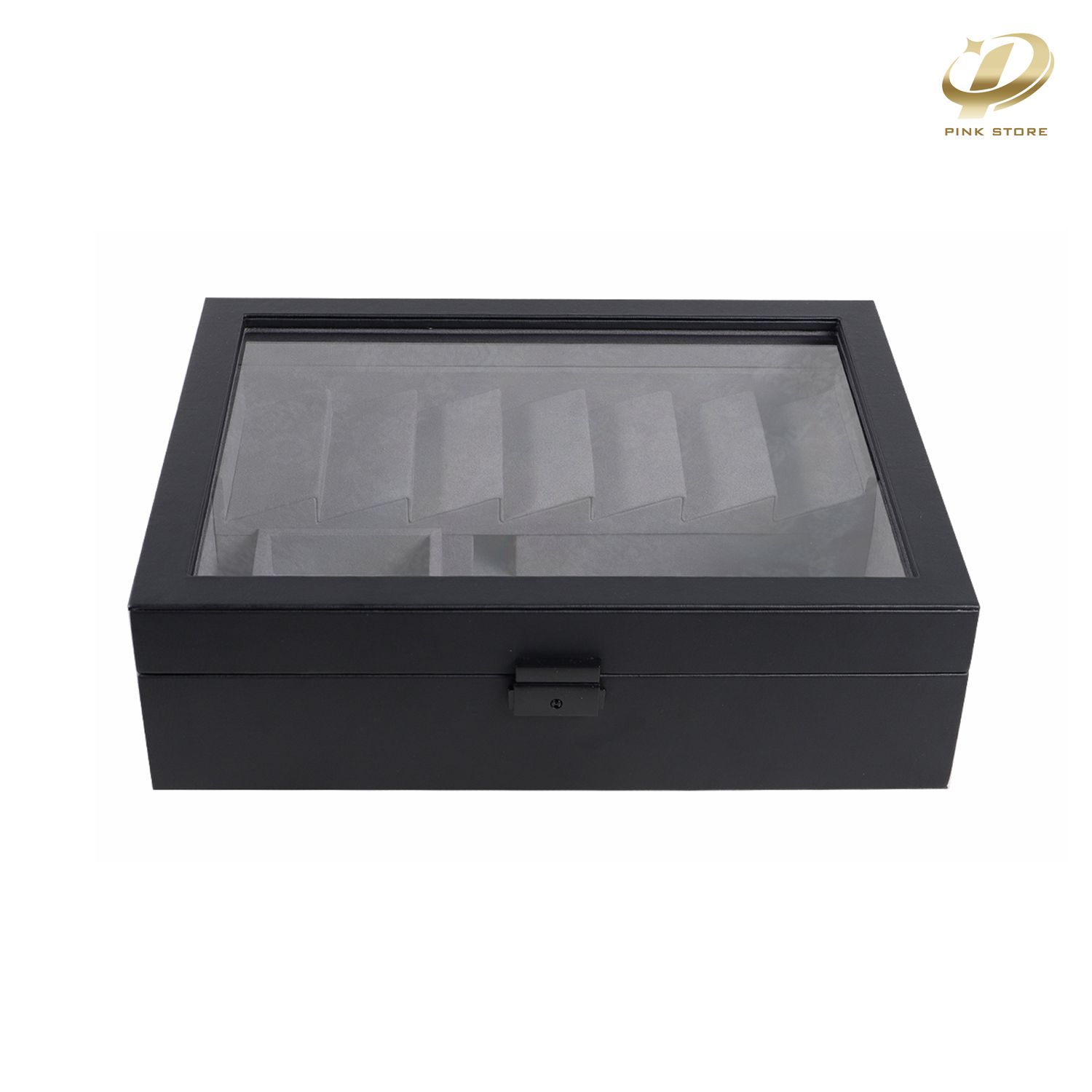 Men's Jewelry Case, PU Large Jewelry Box With Drawers for Sleek Touch ...