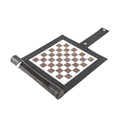 Portable PU Leather Chess Roll