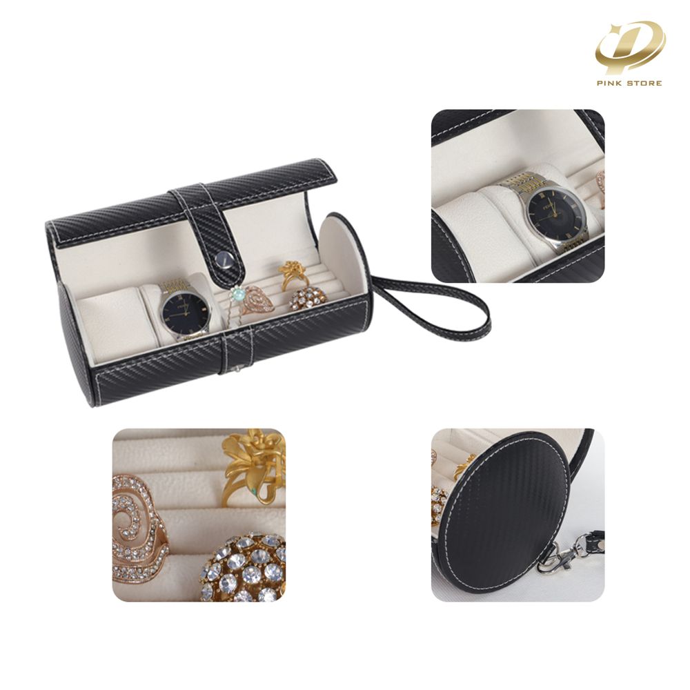 PU Leather Jewelry Roll for Rings And Watchs