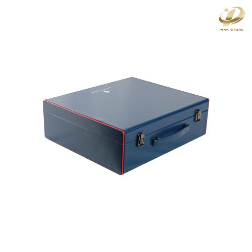 Artificial Leather Wine Box: Carry Four Reds with Elegance