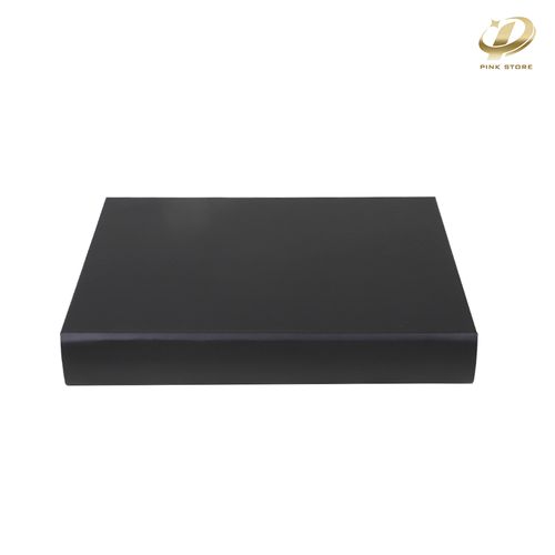 Black Leather Self-Stick Photo Album