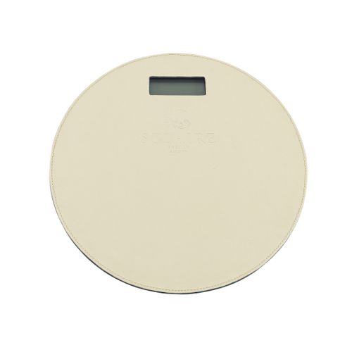 Leather-Surfaced Weighing Scale