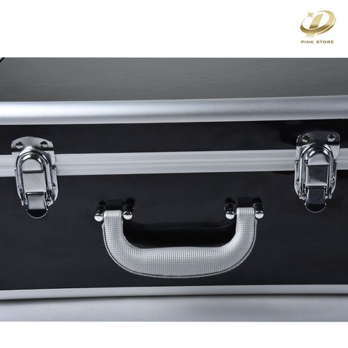 Aluminum alloy aluminum case multi-purposes tools case handle tools carrying suitcase tool organizers and storage sponge instrument case