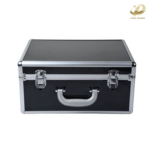 Aluminum alloy aluminum case multi-purposes tools case handle tools carrying suitcase tool organizers and storage sponge instrument case