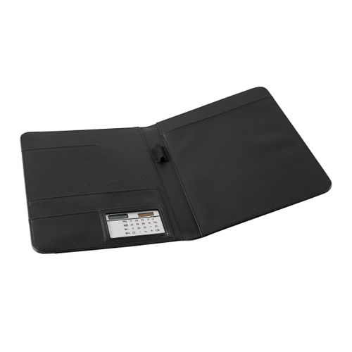 PU Leather File Holder with Calculator