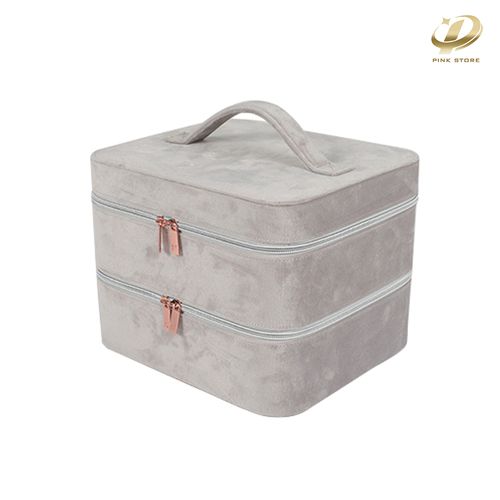 Velvet Glam Makeup Organizer