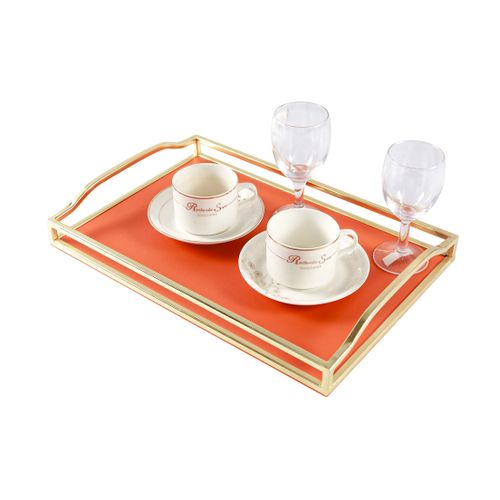 Luxury Hermes Orange Service Tray