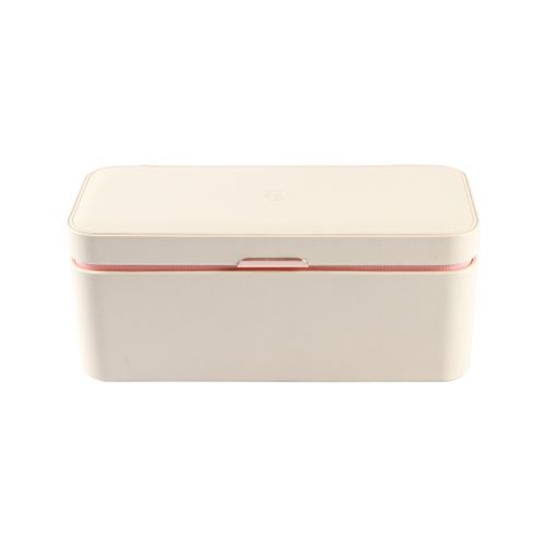 Elegant White PU Leather Storage Box
