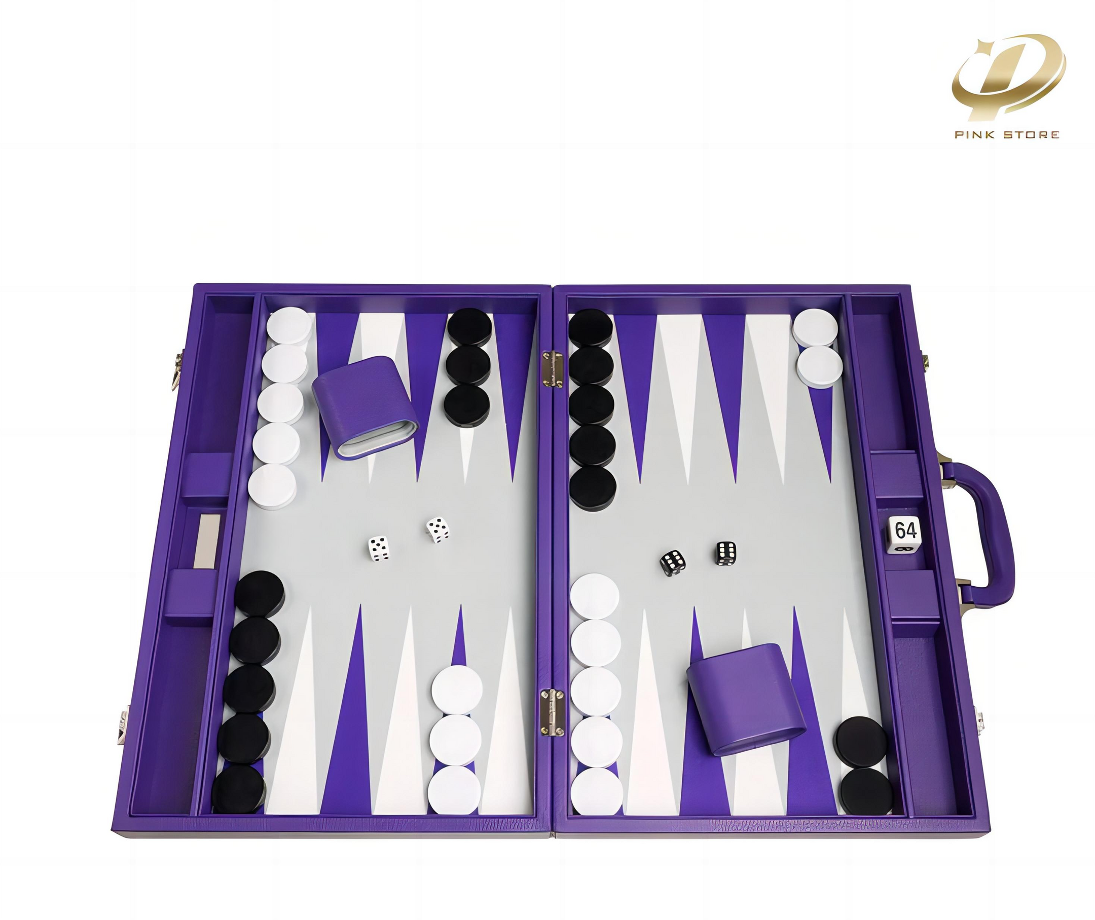 Folding Classic Board Game with Premium Leatherette Case