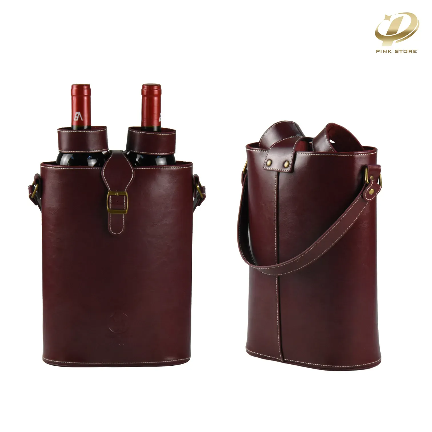 pinkstore elegance wine tote carrier