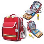 Wholesale Red Medical Backpack Waterproof & Fire Resistant by Risen Medical