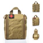 Risen Medical Tactical Military First Aid Bag Waterproof different angle display