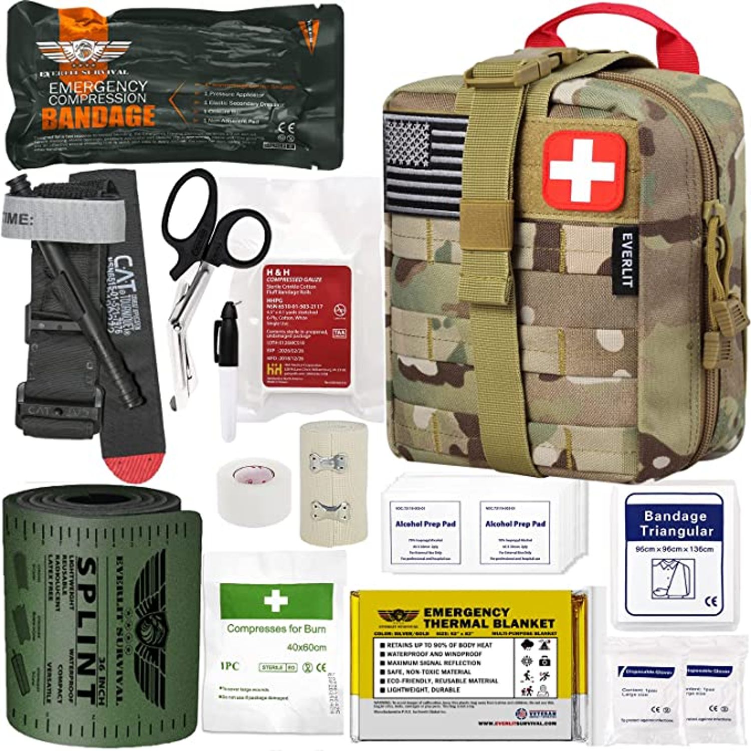 Risen Medical Wholesale Nylon IFAK with Tourniquet and other contents