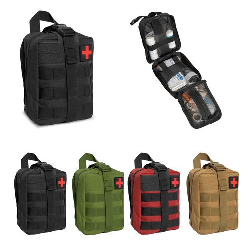 Kit militare definitivo: materiale impermeabile | Kit trauma tattico realizzato in fabbrica per fermare l&#39;emorragia