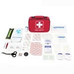 contents of 2-In-1 Zip Up Portable First Aid Kit with Custom Logo 
