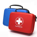 Risen Medical Waterproof Camping First Aid kit in red and blue