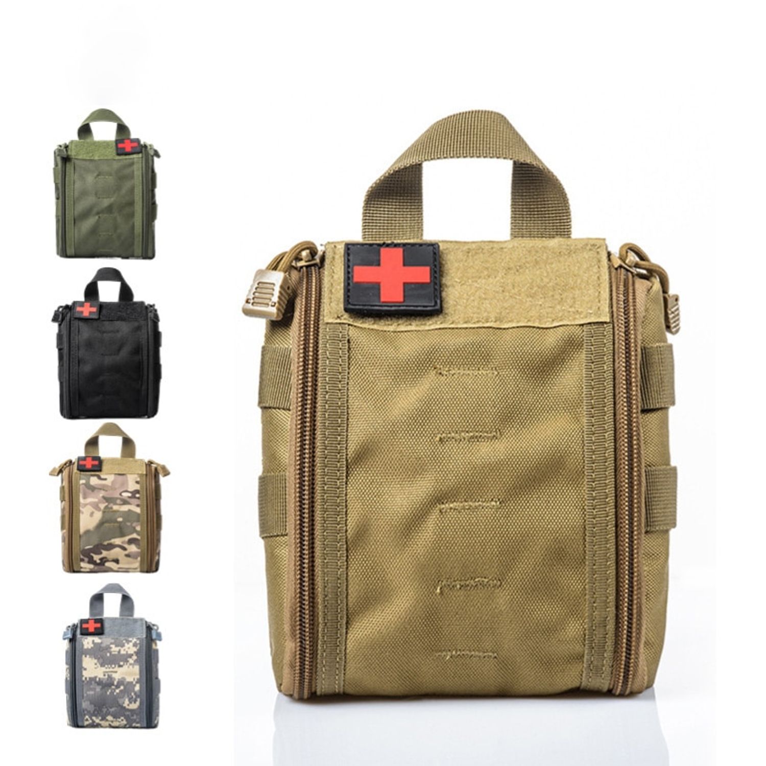 Risen Medical Tactical Military First Aid Bag Waterproof color display