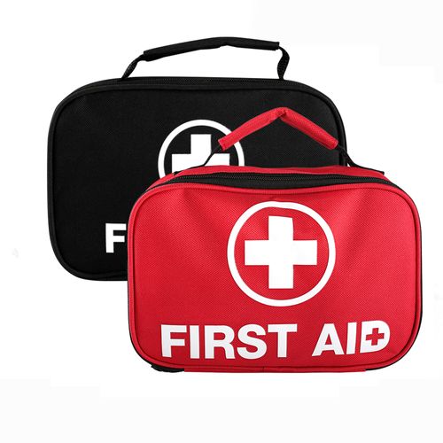 Tragbares 2-in-1-Erste-Hilfe-Set mit Reißverschluss und individuellem Logo