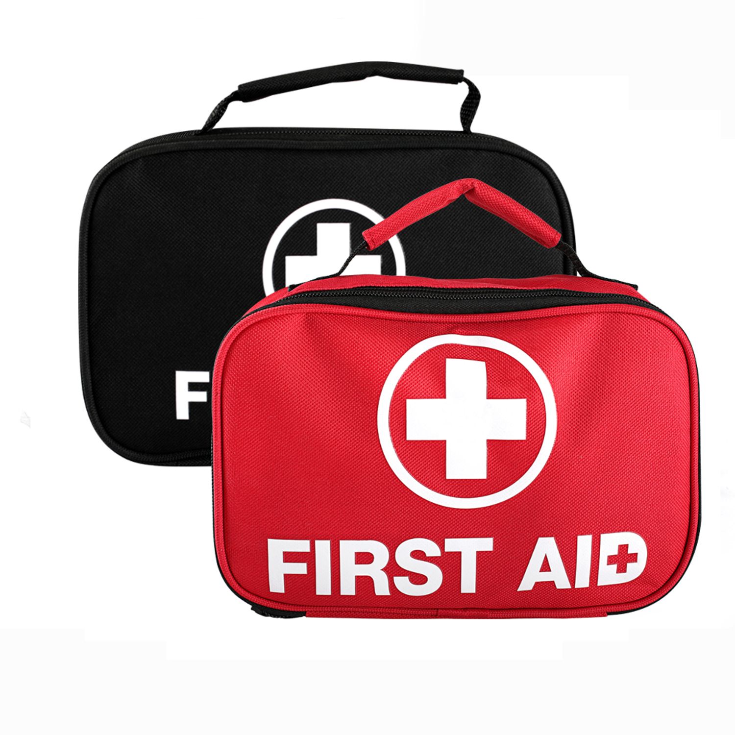 show of 2-In-1 Zip Up Portable First Aid Kit with Custom Logo 

