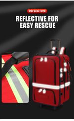 Risen Medical Customizable Medical Travel Bag with Wheels in Bulk