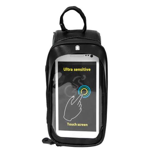 حقيبة مثبتة على الهاتف للدراجة ومقود بإطار أمامي ومجموعة إسعافات أولية مقاومة للماء