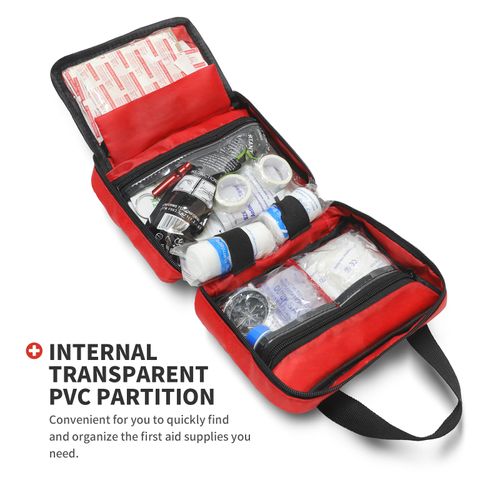 Kit di pronto soccorso da 220 pezzi | Materiale impermeabile | Articoli personalizzati | OEM e ODM | MOQ basso