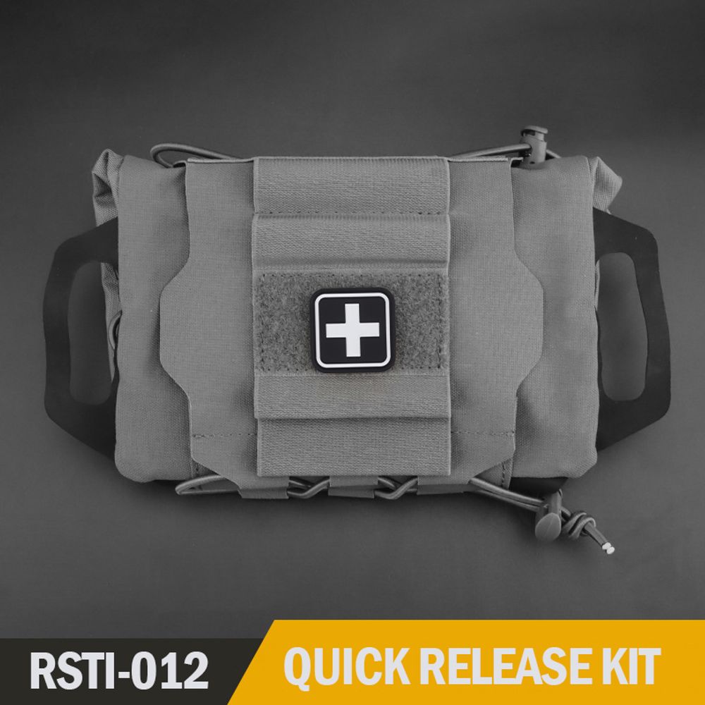 Kit militar avanzado: material impermeable | Diseño de liberación rápida | Kit de trauma táctico para control de hemorragias | Opciones OEM y ODM disponibles