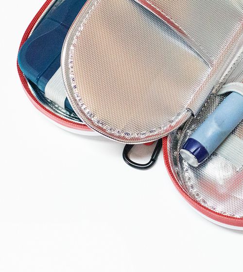 救急ボックス赤と白の新しいトレンディなフロー薬ボックス救急ボックス ukca インテリアカスタマイズすることができます
