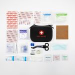 Plastic First Aid Storage Box with essential items