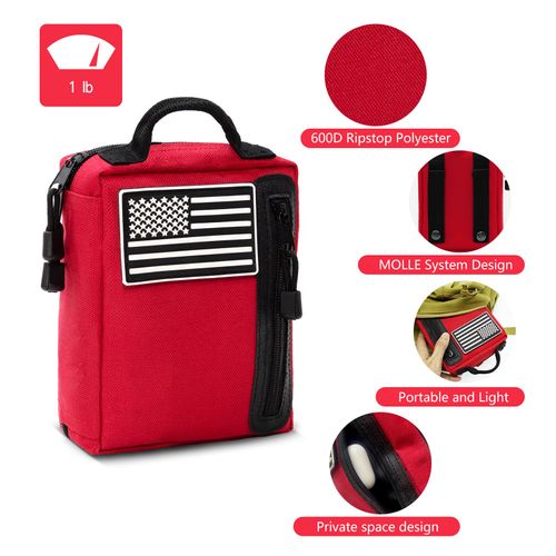 Trousse médicale de premiers secours portable, mini sac de premiers secours de voyage, approuvé par la faa, jaune pour les athlètes des états-unis