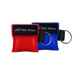 Risen Bulk CPR Breathing Masks red and blue