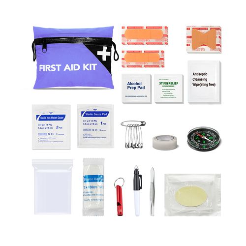Il mini kit di pronto soccorso impermeabile più venduto di Risen Medical per i viaggi con strumenti medici completi