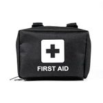 Risen Bulk Customied Logo Black First Aid Kit for Bike Riders With Belt On Back