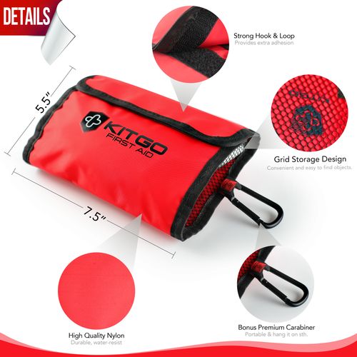 Wholesale Folding Kit 101pcs Emergency Equipment Apply Mini Outdoor Custom Logo Waterproof Individual Camping First Aid Kit