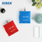 Risen Medical's pocket first aid kit with custom logo in blue and red color