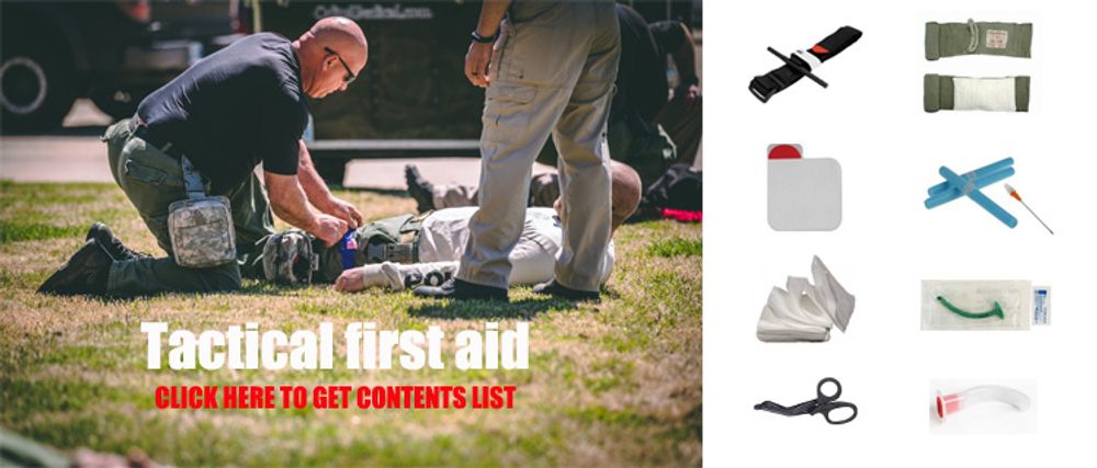 Waterproof Tactical Kit: Easy-to-Use IFAK First Aid Kit to Stop Bleeding