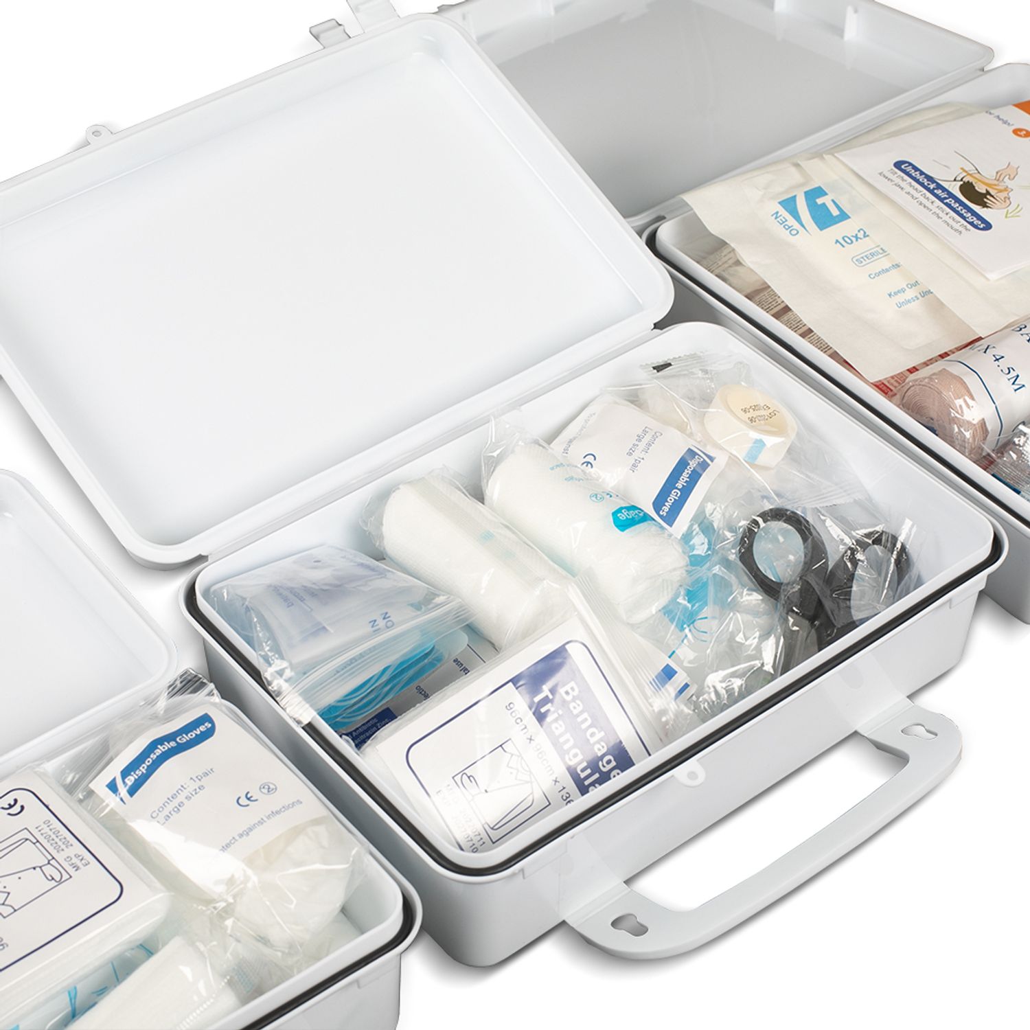 Medical Suppies inside Risen Medical's wholesale first aid kit for 5/10/25/50 persons