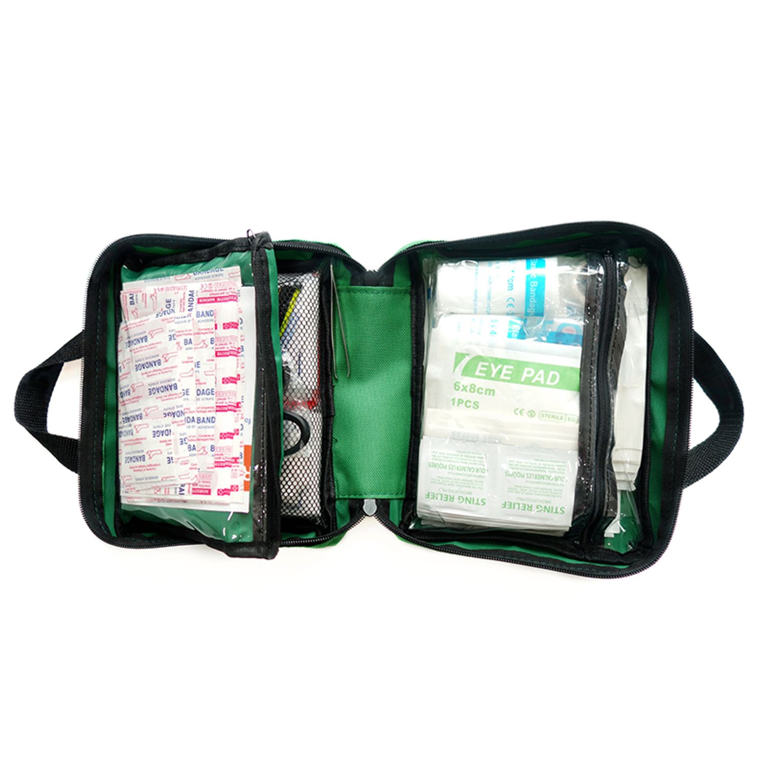 first aid bag inner display