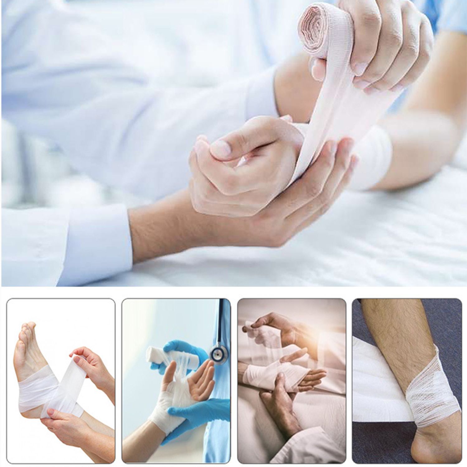 Use Risen Medical wholesale PBT elastic bandages in hand, foot, ankle