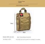 Risen Medical Tactical Military First Aid Bag Waterproof size